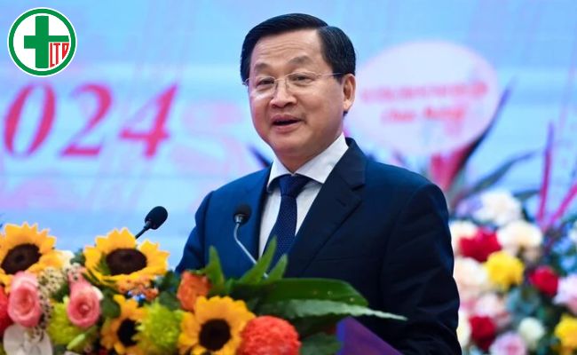 Phó Thủ tướng Lê Minh Khái phát biểu tại hội nghị sáng nay